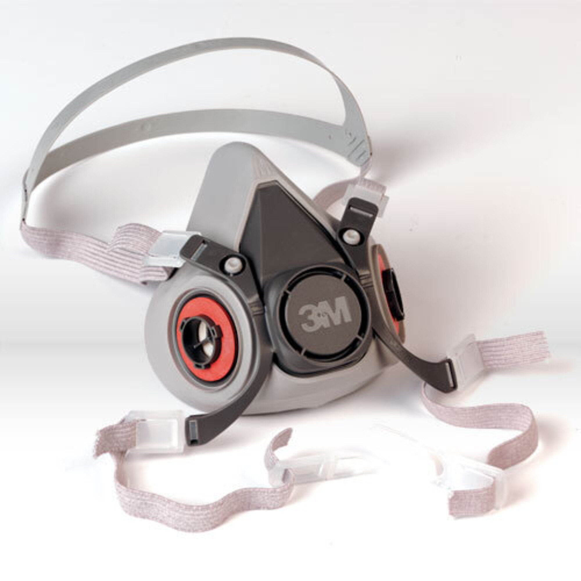 3M, Half Mask Respirator 6200 Medium, Mask Size M, Filter Rating Not Rated, Model# MMM5113107025